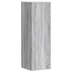 Plantestativer 2 Stk Grå Sonoma 33X33X100 Cm Konstruert Tre