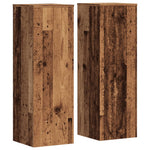 Plantestativer 2 Stk Gammelt Tre 33X33X100 Cm Konstruert Tre