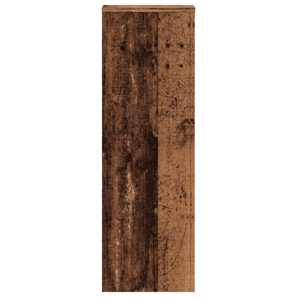 Plantestativer 2 Stk Gammelt Tre 33X33X100 Cm Konstruert Tre