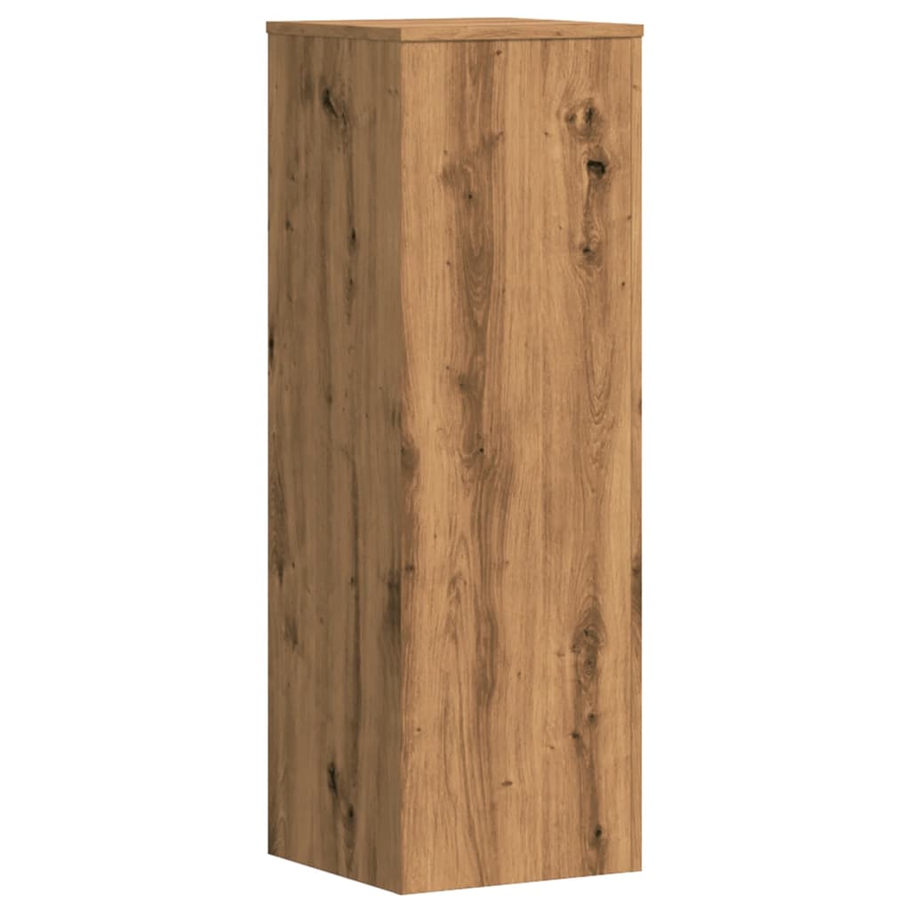 Plantestativer 2 Stk Artisan Eik 33X33X100 Cm Konstruert Tre