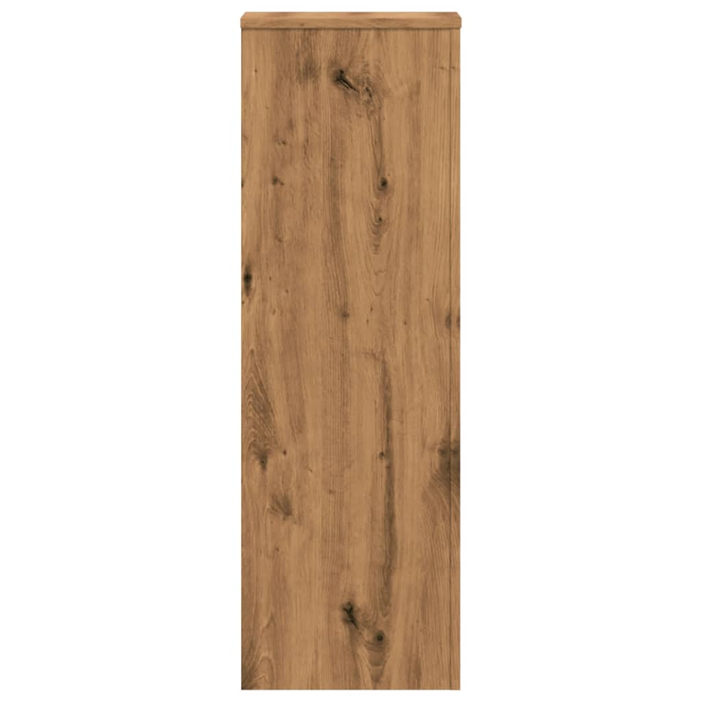 Plantestativer 2 Stk Artisan Eik 33X33X100 Cm Konstruert Tre