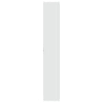 Garderobe Med Led Hvit 41,5X32,5X200 Cm Konstruert Tre