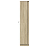 Garderobe Med Led Sonoma Eik 41,5X32,5X200 Cm Konstruert Tre