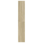 Garderobe Med Led Sonoma Eik 41,5X32,5X200 Cm Konstruert Tre