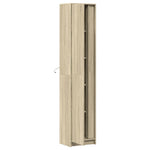Garderobe Med Led Sonoma Eik 41,5X32,5X200 Cm Konstruert Tre