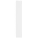 Garderobe Med Led Hvit 69X32,5X200 Cm Konstruert Tre