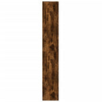 Garderobe Med Led Røkt Eik 69X32,5X200 Cm Konstruert Tre