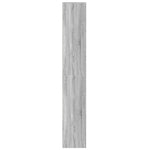 Garderobe Med Led Grå Sonoma 69X32,5X200 Cm Konstruert Tre