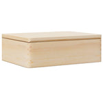 Trekasse Med Lokk 40X30X13 Cm Heltre Furu