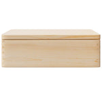 Trekasse Med Lokk Og Håndtak 40X30X13 Cm Heltre Furu