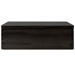 Trekasse Med Lokk Svart 40X30X13 Cm Heltre Furu