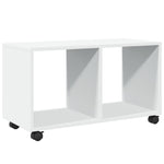 Rulleskap Hvit 72X33X42,5 Cm Konstruert Tre