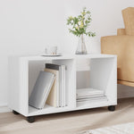 Rulleskap Hvit 72X33X42,5 Cm Konstruert Tre