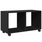 Rulleskap Svart 72X33X42,5 Cm Sponplate