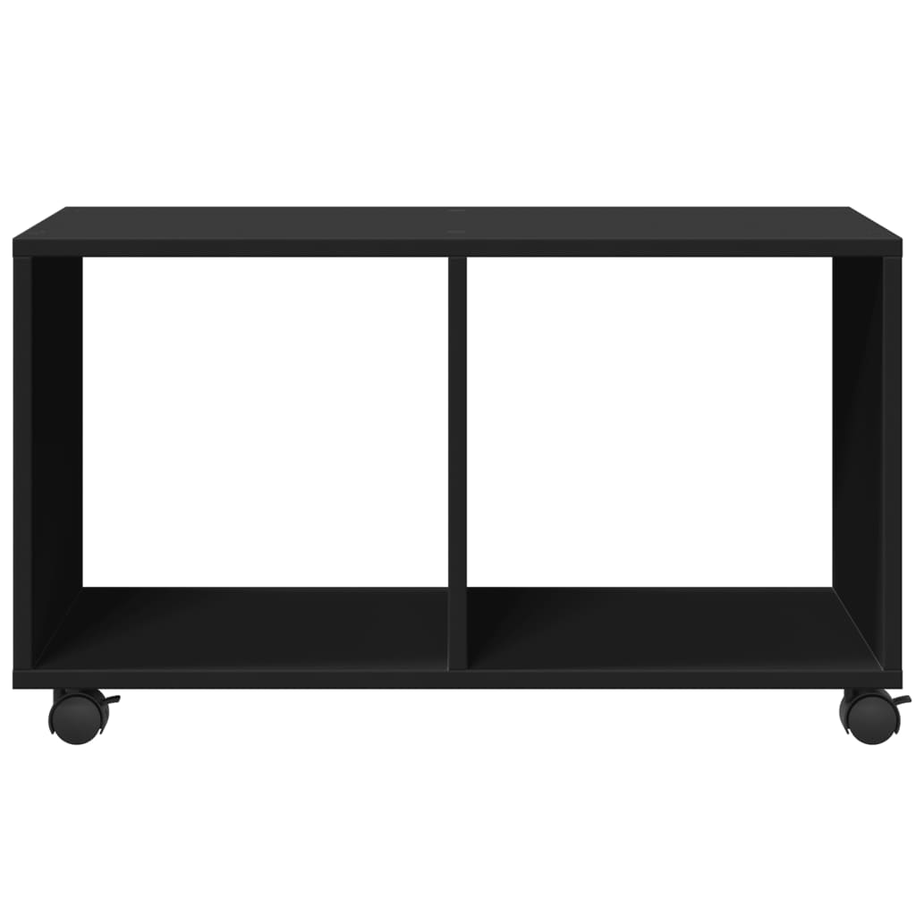 Rulleskap Svart 72X33X42,5 Cm Sponplate