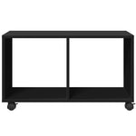 Rulleskap Svart 72X33X42,5 Cm Sponplate