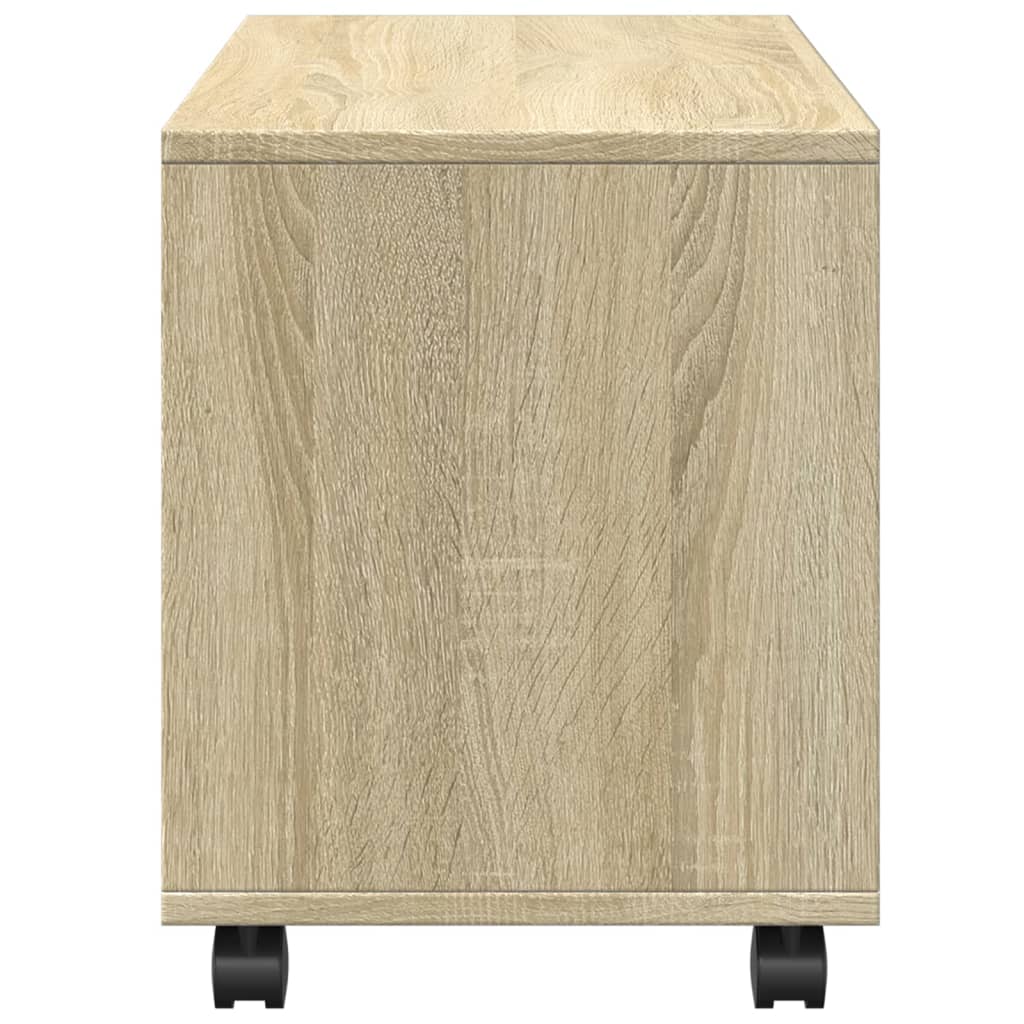 Rulleskap Sonoma Eik 72X33X42,5 Cm Sponplate