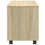 Rulleskap Sonoma Eik 72X33X42,5 Cm Sponplate