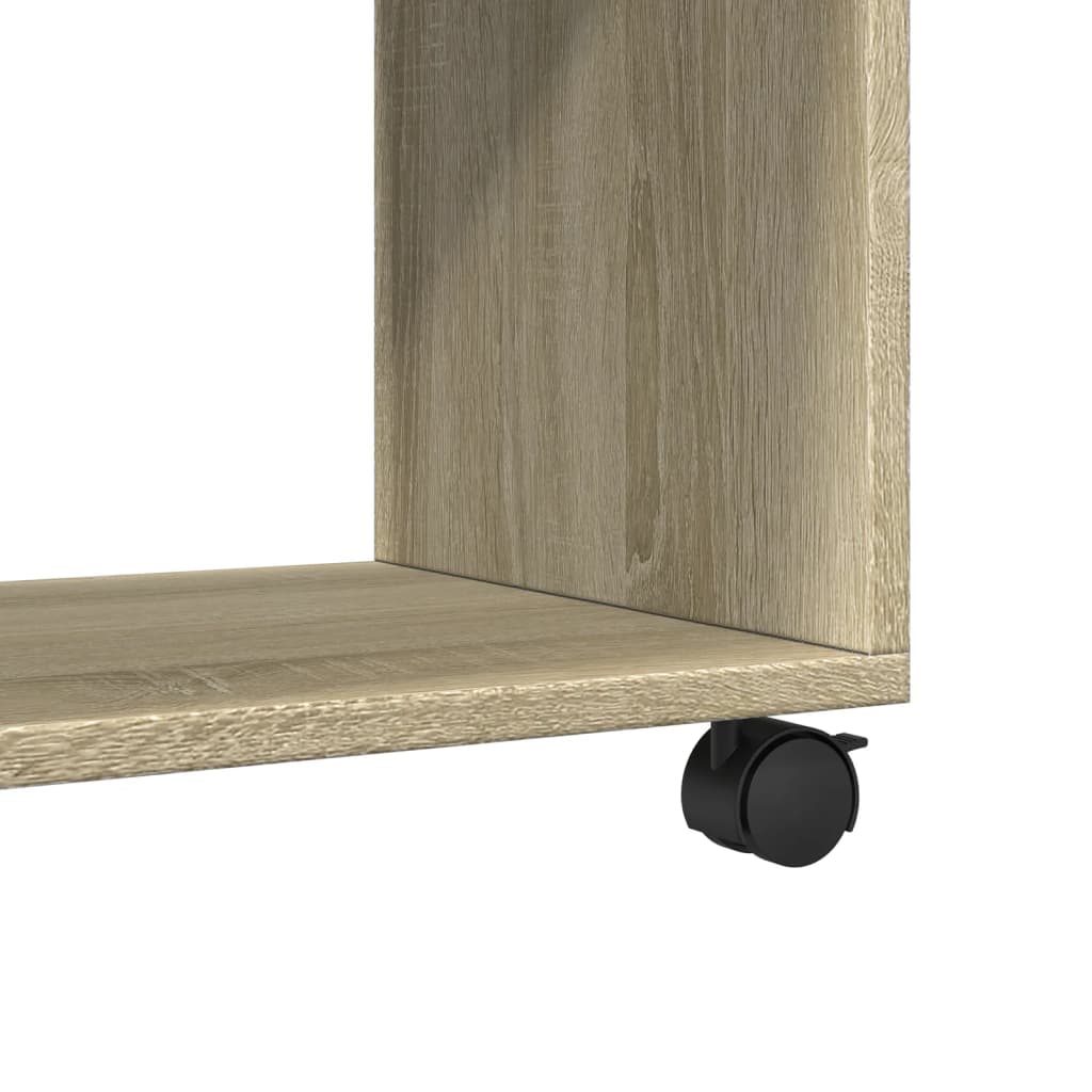 Rulleskap Sonoma Eik 72X33X42,5 Cm Sponplate