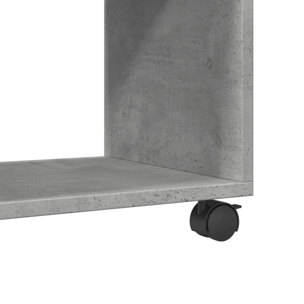 Rulleskap Betonggrå 72X33X42,5 Cm Sponplate