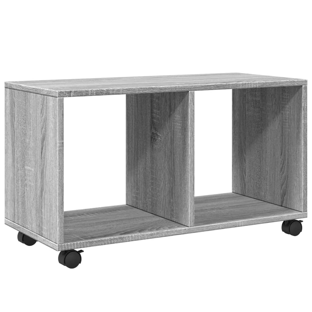 Rulleskap Grå Sonoma 72X33X42,5 Cm Konstruert Tre