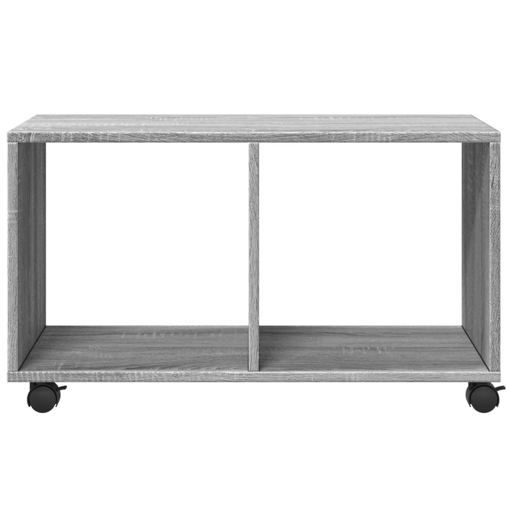 Rulleskap Grå Sonoma 72X33X42,5 Cm Konstruert Tre