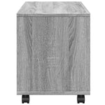 Rulleskap Grå Sonoma 72X33X42,5 Cm Konstruert Tre