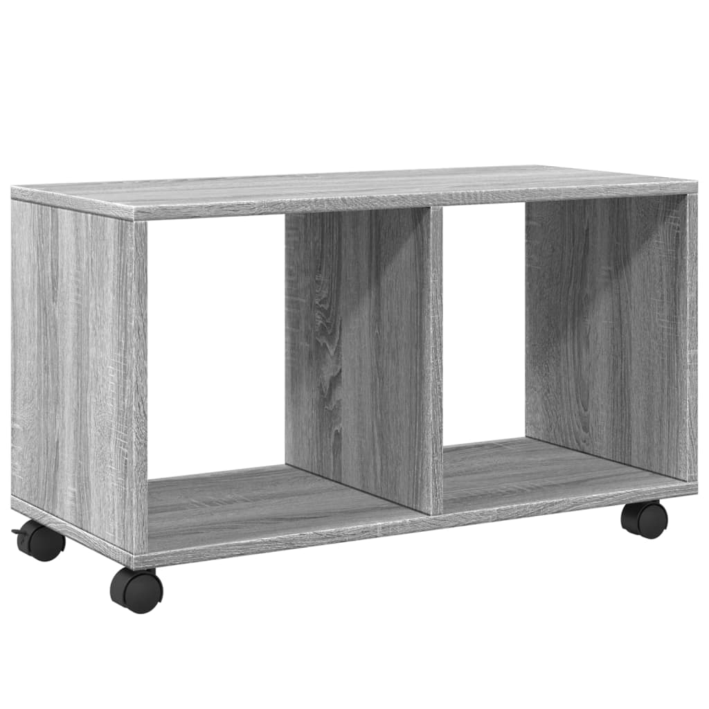 Rulleskap Grå Sonoma 72X33X42,5 Cm Konstruert Tre