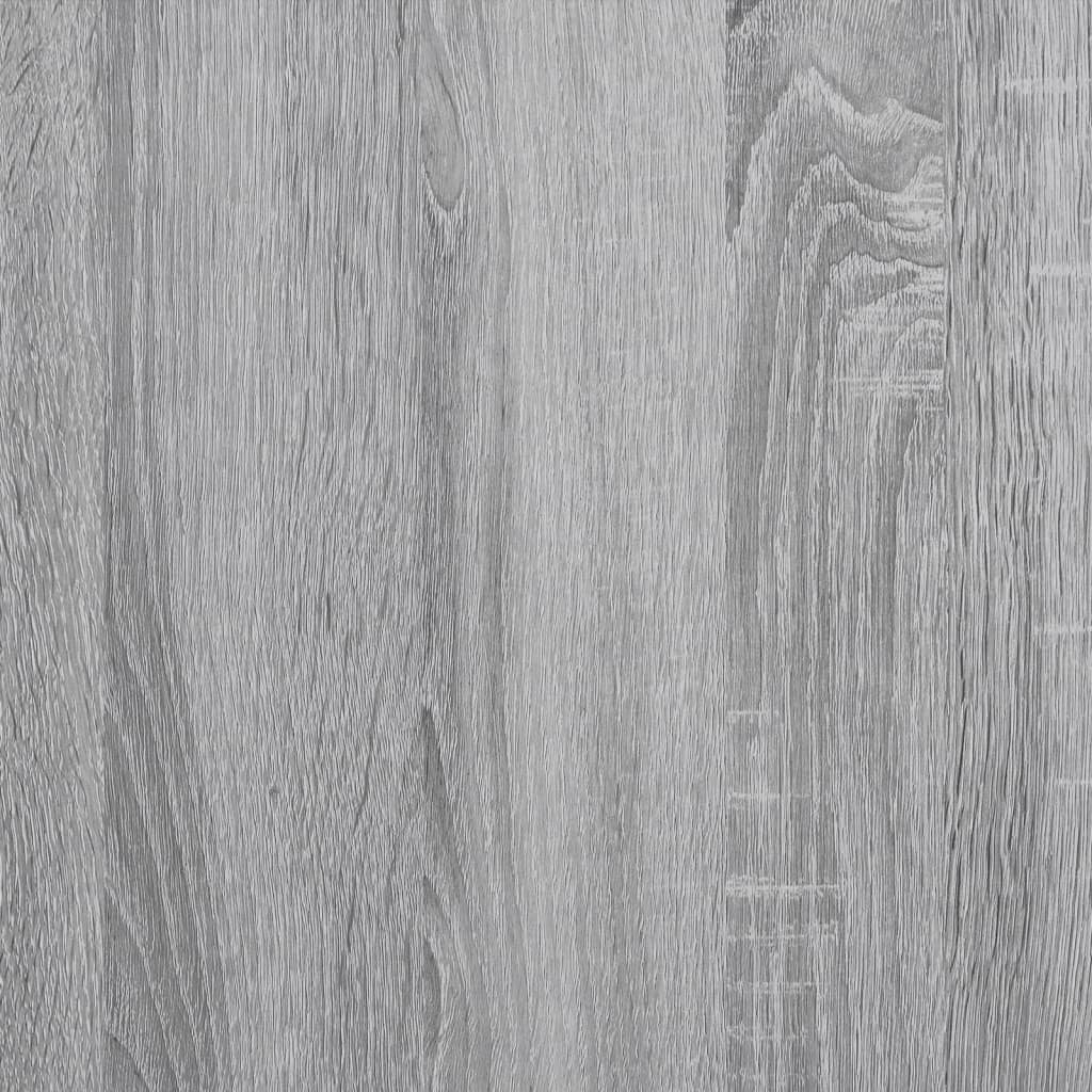 Rulleskap Grå Sonoma 72X33X42,5 Cm Konstruert Tre