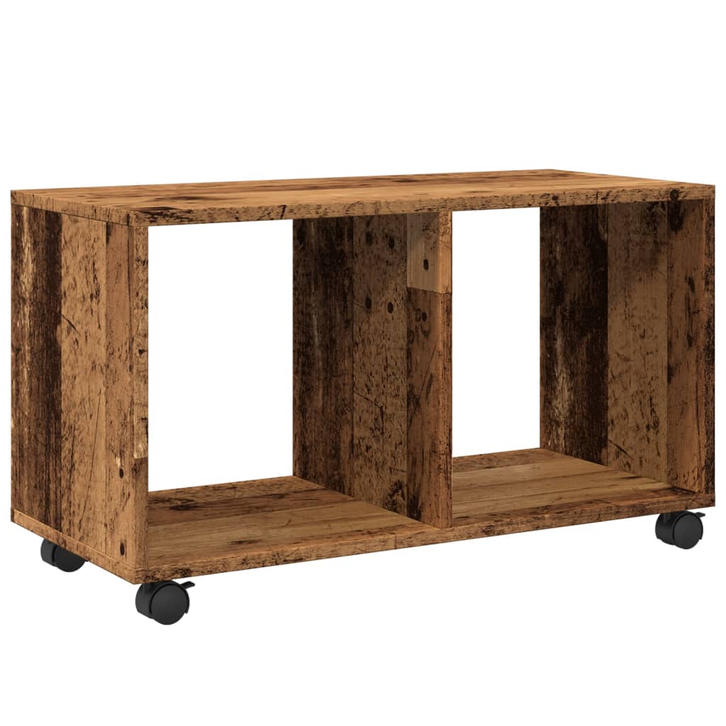 Rulleskap Gammelt Tre 72X33X42,5 Cm Konstruert Tre