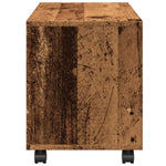 Rulleskap Gammelt Tre 72X33X42,5 Cm Konstruert Tre
