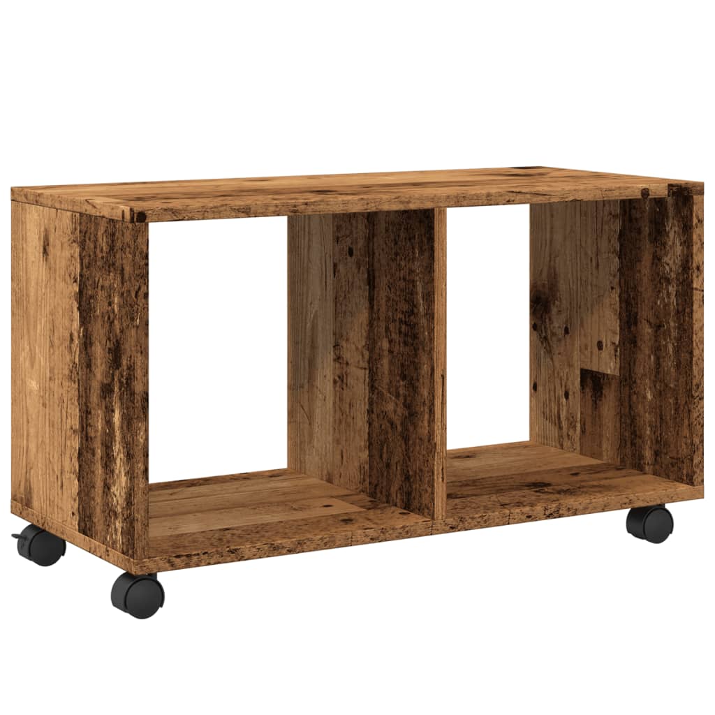 Rulleskap Gammelt Tre 72X33X42,5 Cm Konstruert Tre