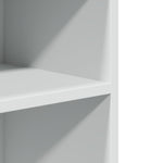 Sidebord Med Hjul Hvit 55X60X78 Cm Konstruert Tre