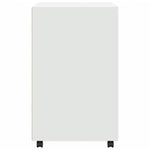 Rulleskap Hvit 60X48X81 Cm Konstruert Tre