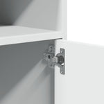 Rulleskap Hvit 60X48X81 Cm Konstruert Tre