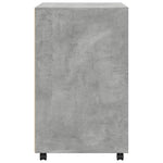Rulleskap Betonggrå 60X48X81 Cm Konstruert Tre
