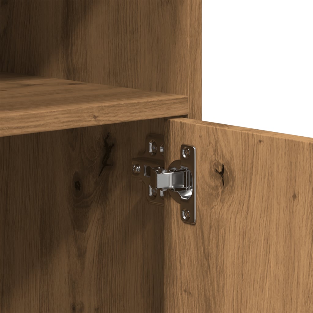 Rulleskap Artisan Eik 60X48X81 Cm Konstruert Tre