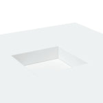 Salongbord Hvit 80X80X40 Cm Konstruert Tre