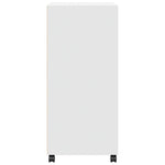 Rulleskap Hvit 55X40X91 Cm Konstruert Tre