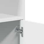 Rulleskap Hvit 55X40X91 Cm Konstruert Tre