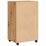 Rulleskap Artisan Eik 55X40X91 Cm Konstruert Tre