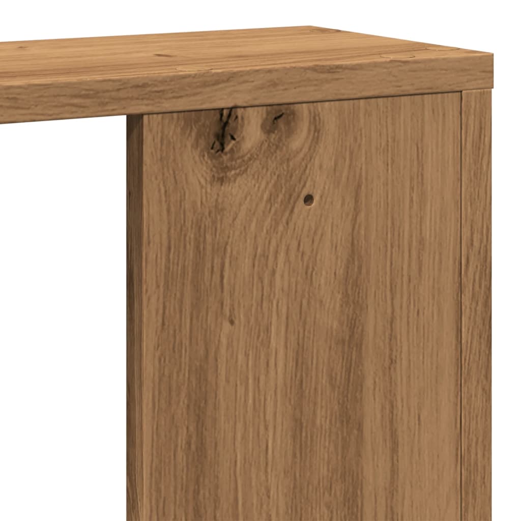 Vegghylle Artisan Eik 100X15X70 Cm Konstruert Tre