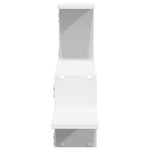 Vegghylle Hvit 104X15X49 Cm Konstruert Tre