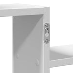 Vegghylle Hvit 104X15X49 Cm Konstruert Tre