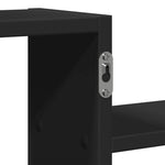 Vegghylle Svart 104X15X49 Cm Konstruert Tre