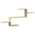 Vegghylle Sonoma Eik 104X15X49 Cm Konstruert Tre