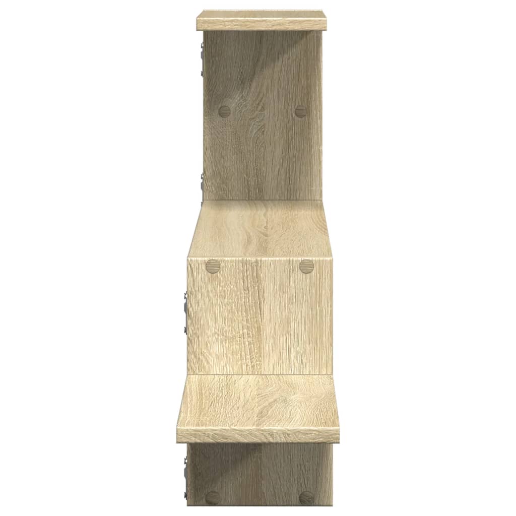 Vegghylle Sonoma Eik 104X15X49 Cm Konstruert Tre