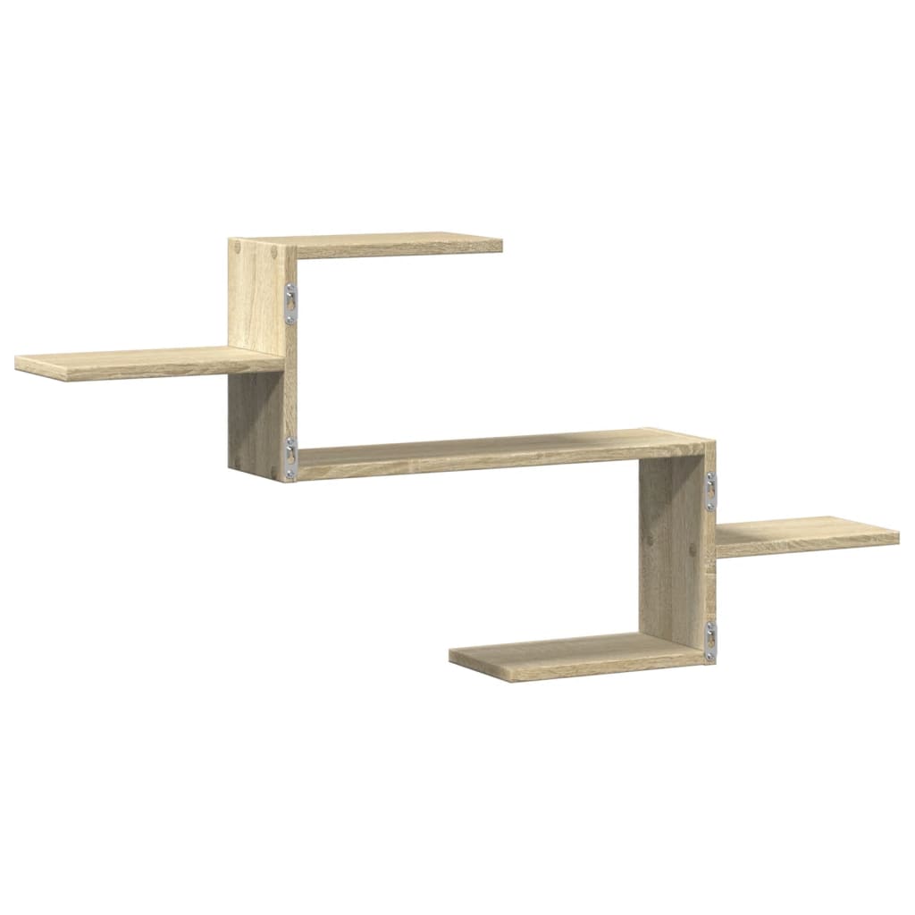 Vegghylle Sonoma Eik 104X15X49 Cm Konstruert Tre