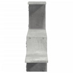 Vegghylle Betonggrå 104X15X49 Cm Konstruert Tre