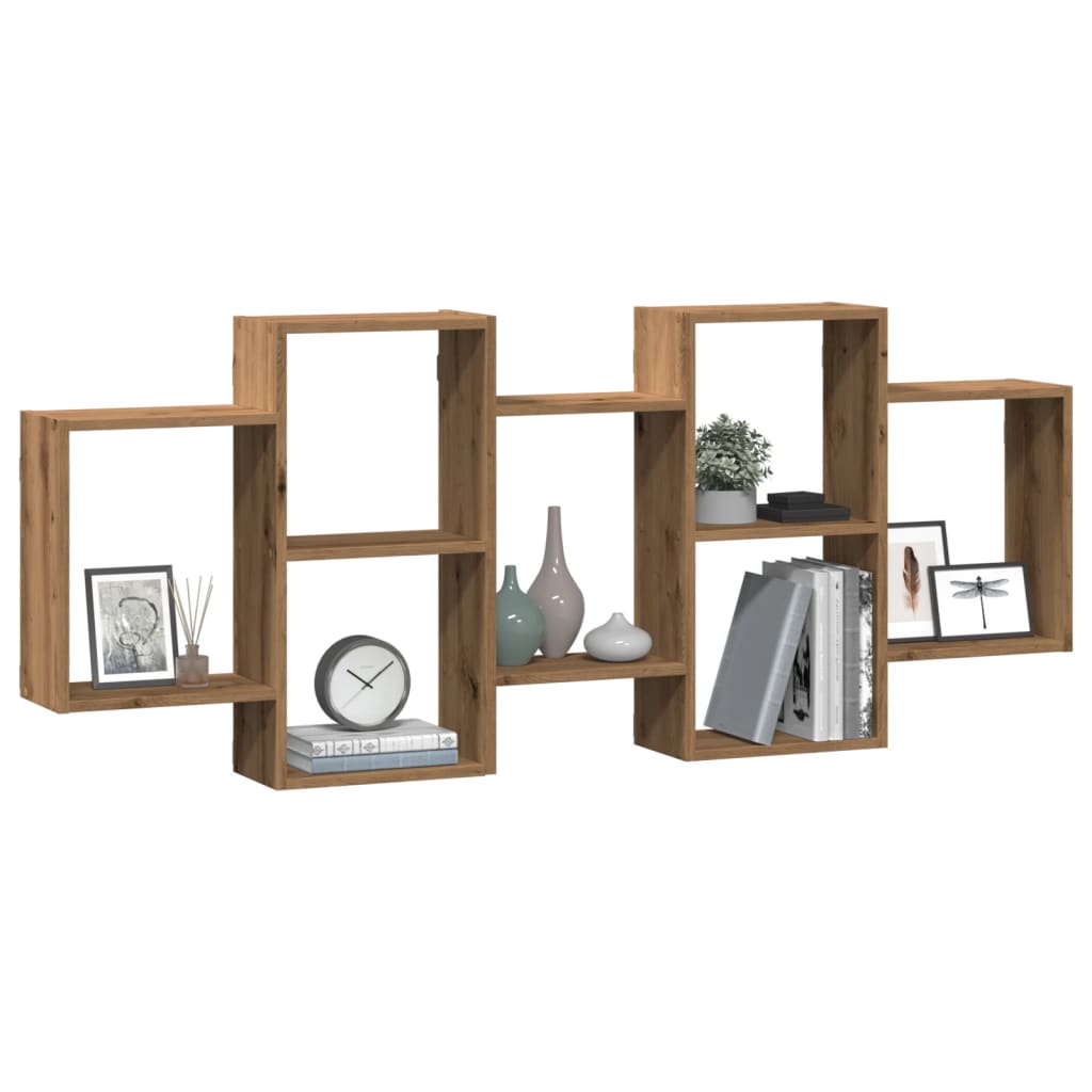 Vegghylle Artisan Eik 159X18X65 Cm Konstruert Tre